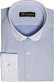 Jack Martin LondonShirt with round collar for men, slim fit business shirts and casual shirts with round collar, shirt in retro style