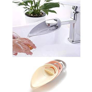 3 Pack Faucet Extension,Childrens Faucet Cover, Faucet Extender for Toddler Kids Hand Washing Baby Kids Hand Wash Helper Bathroom Sink| 4.1-5.9 Inches |Multi