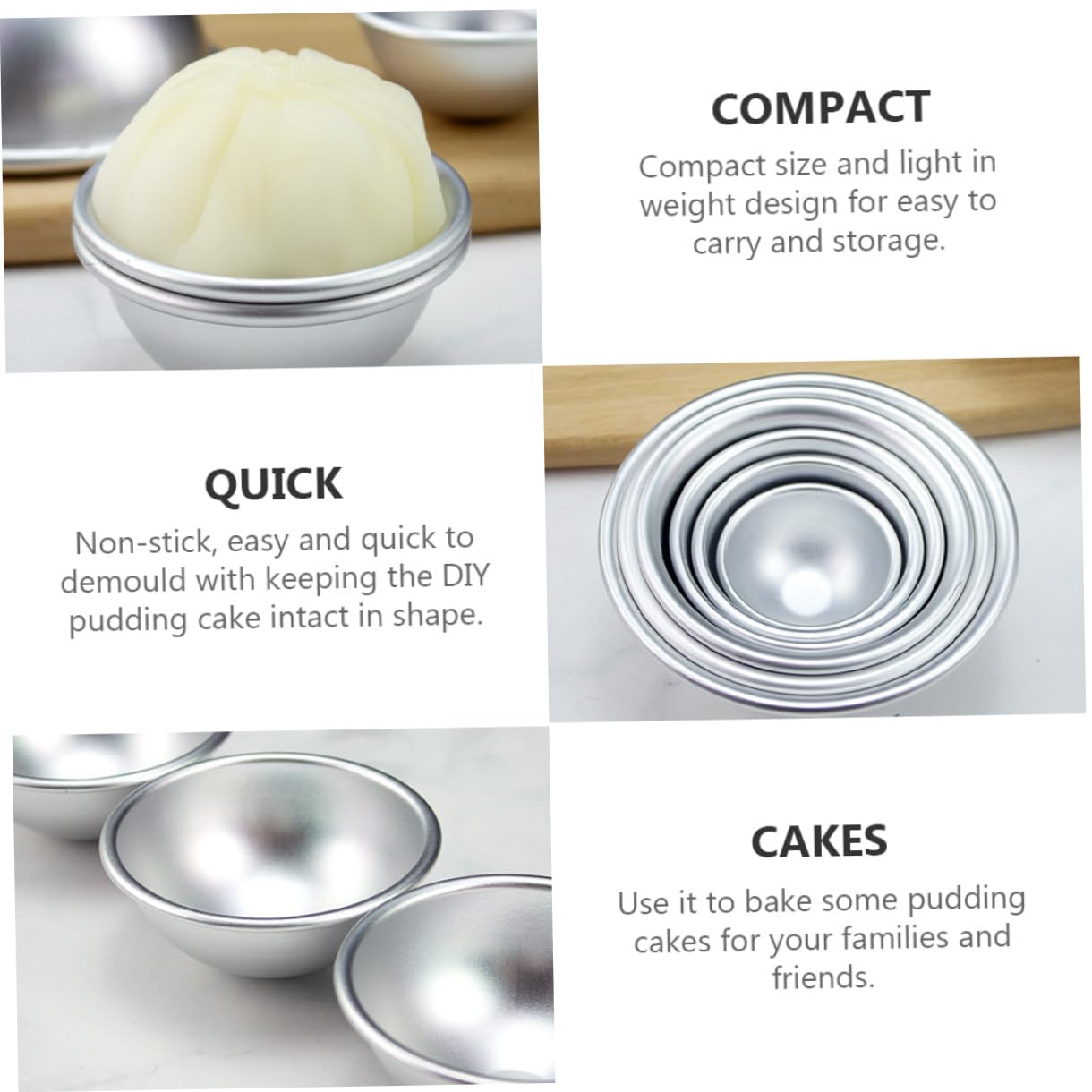 TOPBATHY 18piezas Moldes Para Pasteles De Aleación De Antiadherentes Stick Utensilios De Hornear Para Muffins Tartas y Puddings Casa