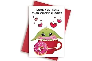 Lovable Grogu Valentine's Day Card: Express Your Eternal Affection