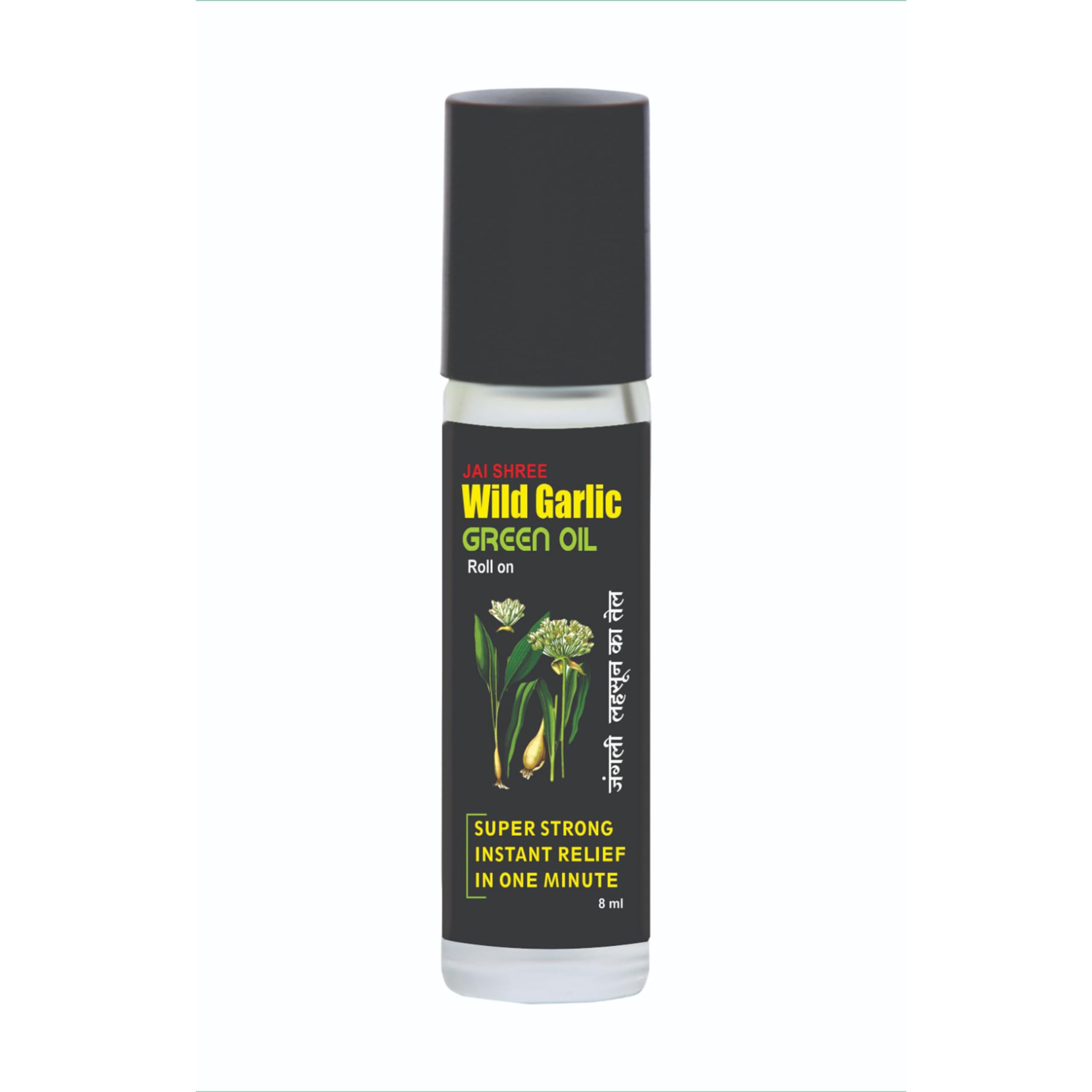Jai Shree Wild Garlic Green Oil Roll-On Super Strong Instant Relief in One Minute - 8ml (30ml free Rrefeel) (B0CJTW11QK) Amazon Price History, Amazon Price Tracker