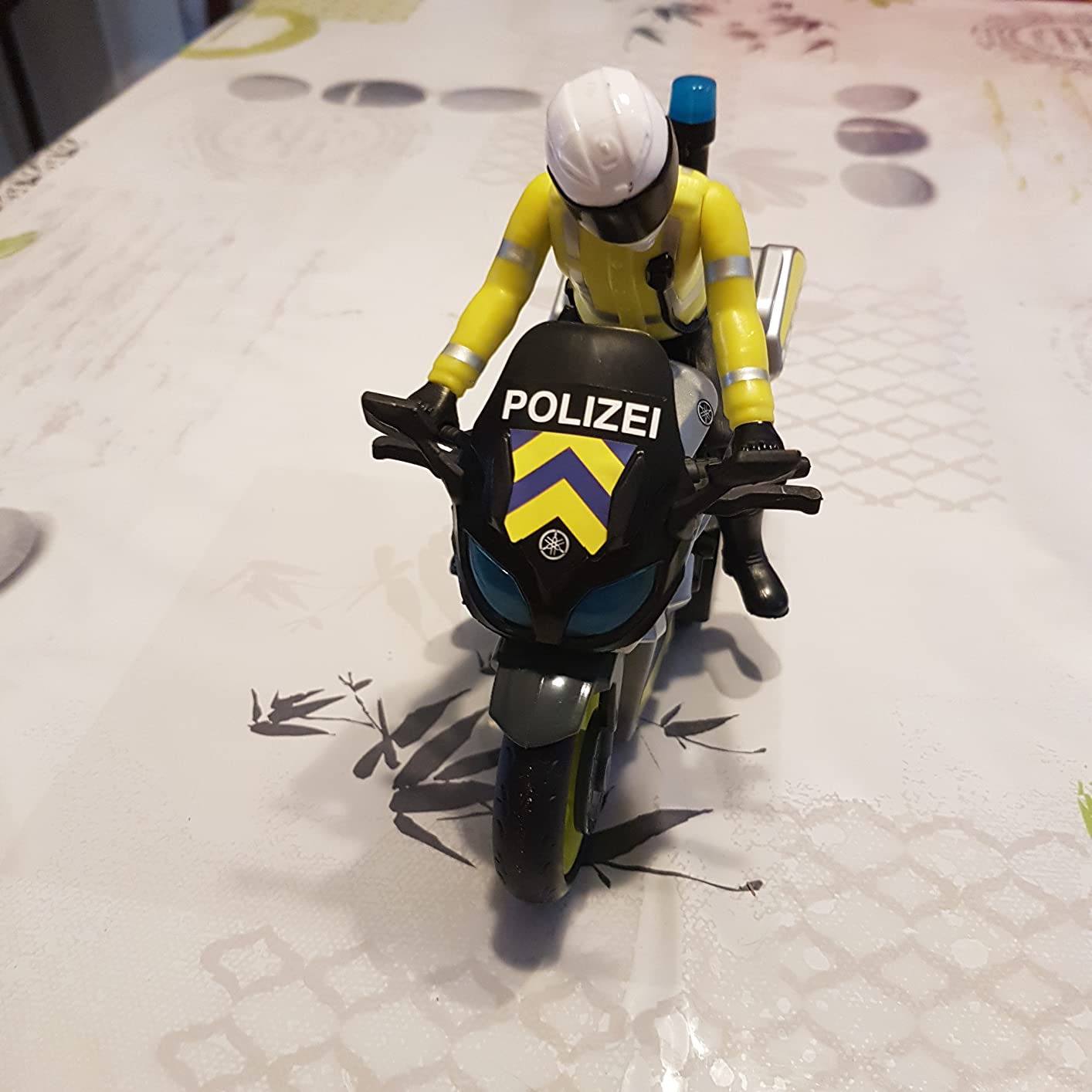 Moto Police Dickie Toys - Jouet Enfant 3+ Avec Lumière Et Sirène
