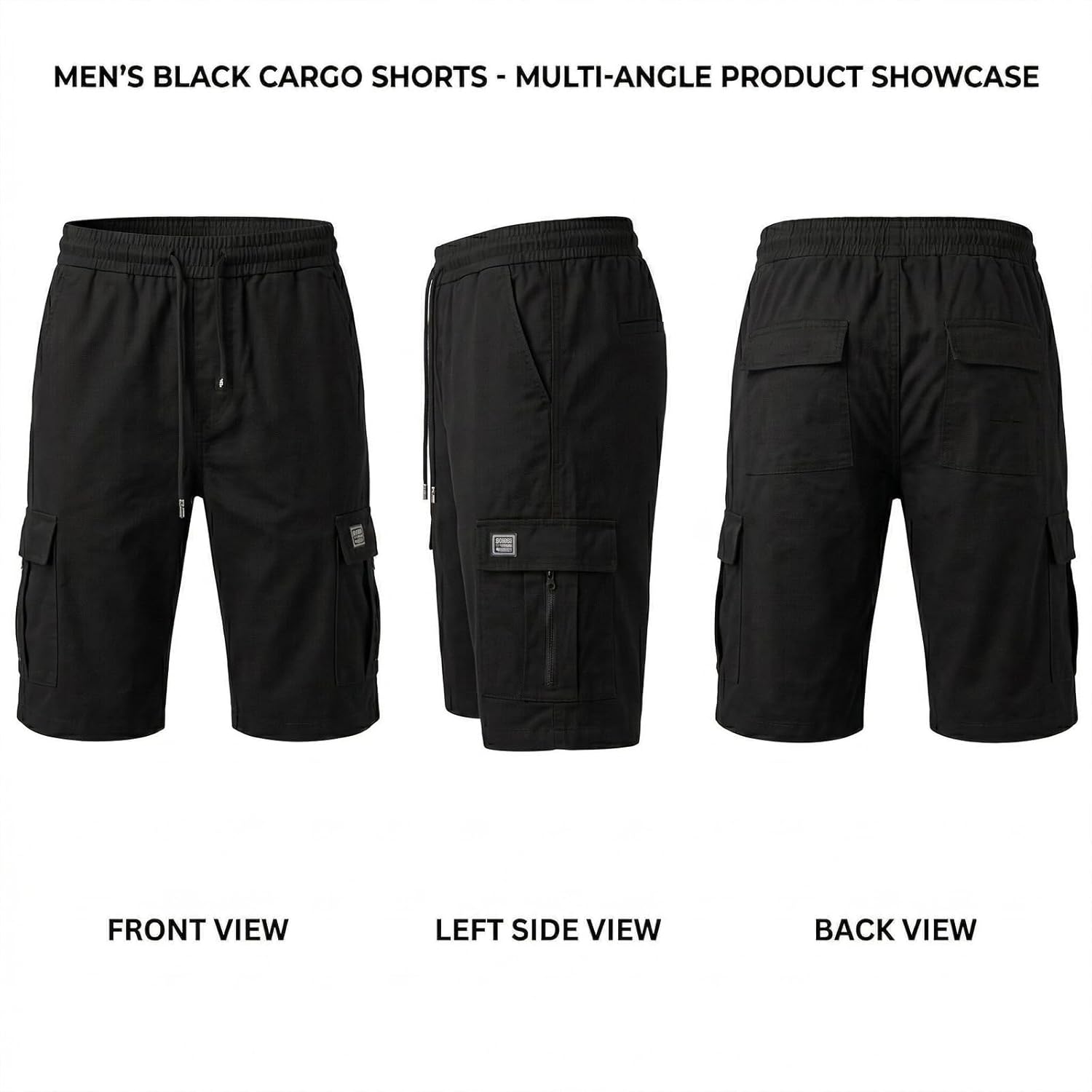 Kangoo Sport Cargo Shorts - 2026 New Men’s Casual Tactical Style Drawstring Stretch Cargo Shorts