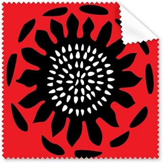 Sunflower Outline Celebrate Mexico Totems Cleaning Cloth Phone Screen Glasses Cleaner 5pcs