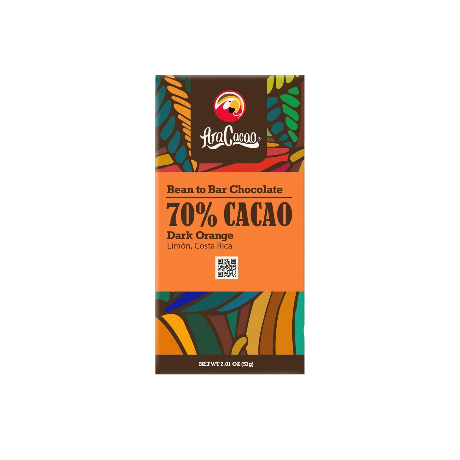 AraCacao Bean to Bar 70 Dark Orange Chocolate