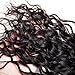 Human Hair Bundles Water Wave Bundles 22 24 26 Inch Unprocessed Brazilian Virgin Hair Weave 3 Bundles Water Wave Human Hair Extensions #1B Natural Color Bundle 50 Grams Per Bundle