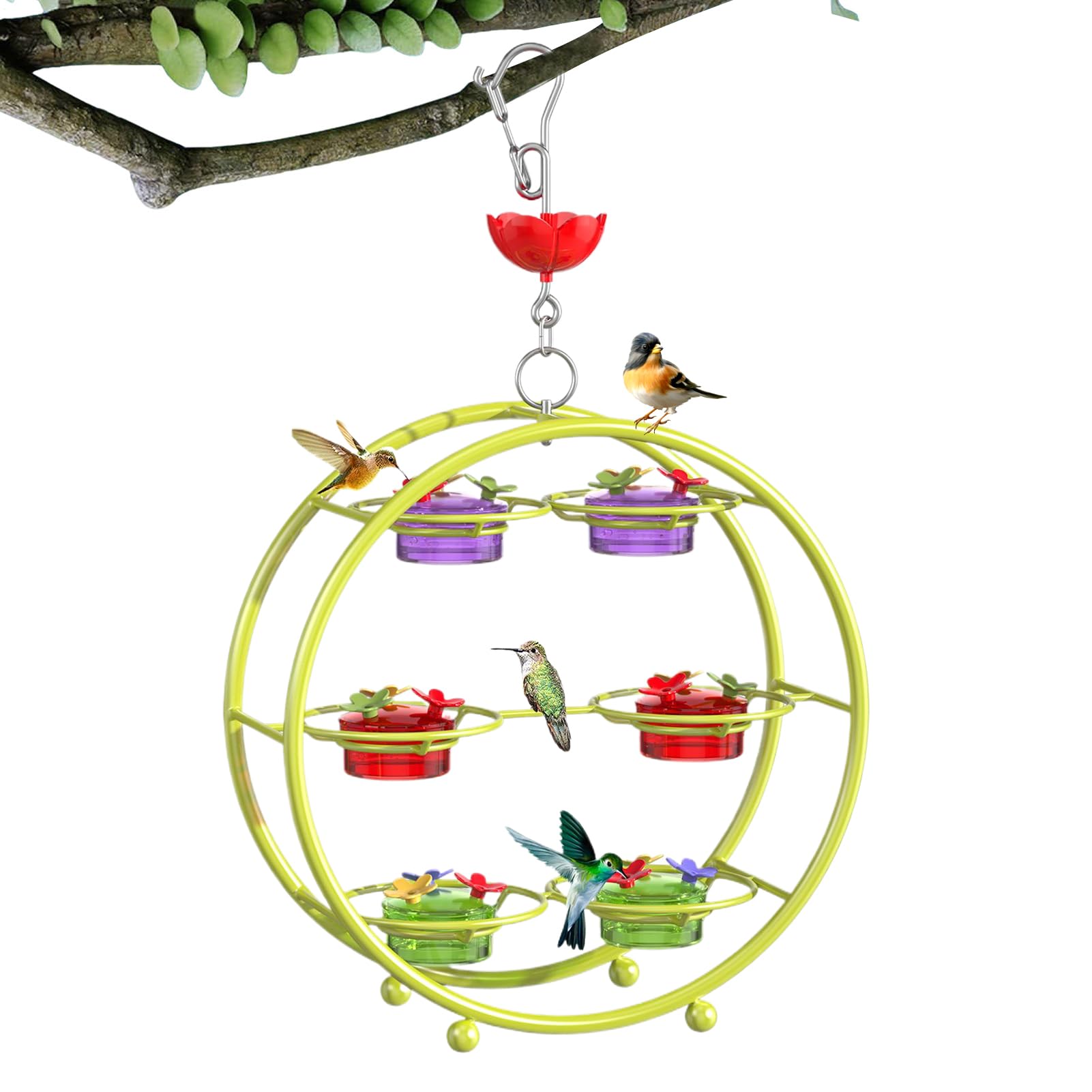 Mangeoire En Métal À Colibris Stations D'Alimentation Pratiques Et Exquises