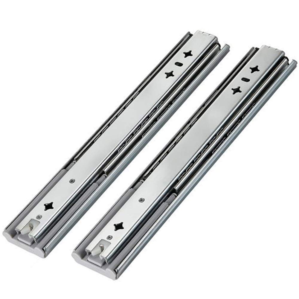 Wytrzymałe prowadnice do szuflad 650 mm, pełny wysuw, prowadnice z cichym domykiem, płynny mechanizm łożysk kulkowych, idealne do kuchni i mebli, niezawodne okucia do szuflad