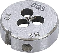 BGS Menetmetsző Szerszám M2 x 0,4 x 25 mm Szerszámacél Hengeres Menetfúró Precíziós Munkához 4