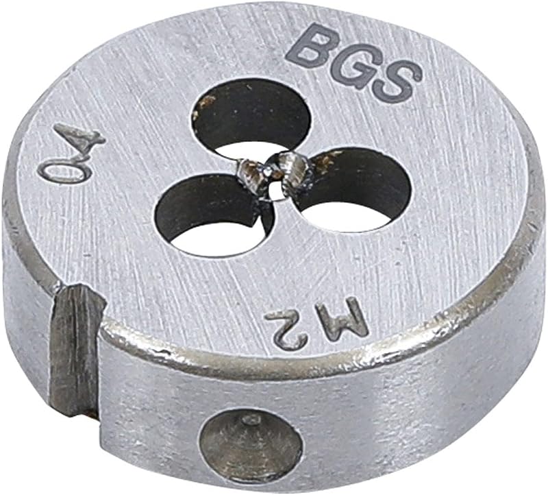 BGS Menetmetsző Szerszám M2 x 0,4 x 25 mm Szerszámacél Hengeres Menetfúró Precíziós Munkához