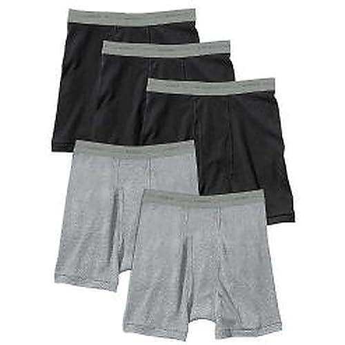 Hanes Men's Underwear Boxer Briefs Pack, Moisture-wicking Underwear for Men, Breathable, Cool & Breathable Cotton