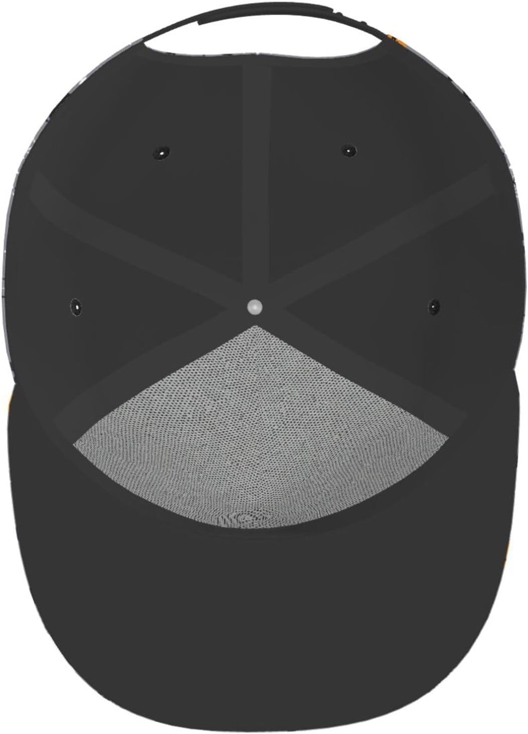 Halloween Pumpkins Baseball Cap Snapback Hat Adjustable Flat-Brimmed Hat Hip Hop Hat for Men Women - Image 4