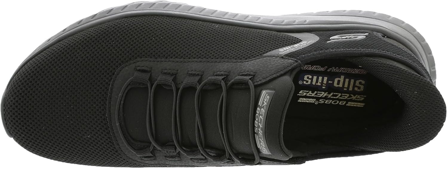 Skechers Hands Free Slip-ins Bobs Squad Chaos - Tough Walk, Black, 9.5 - Image 3