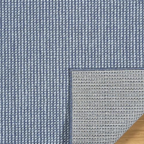 Gertmenian Indoor Boho Area Rug - 4x6 Small, Non-Shedding & Stain Resistant, Ideal for High Traffic Areas in Foyer, Living Room, Kitchen, Entryway, & Bedroom - Romi, Navy, 25867 by Gertmenian - Used condition - Image 6