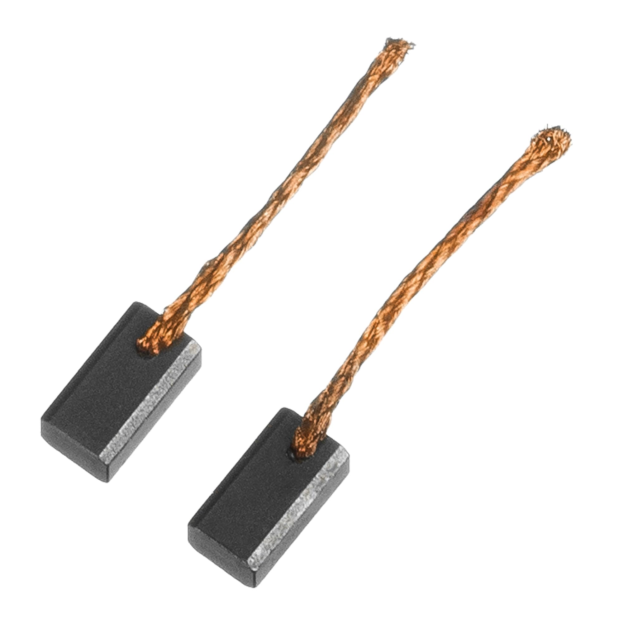 2 Pairs Carbon Brushes 17x13x6mm - Replacement Motor Brushes For Electric Hammer Drills & Power Tools