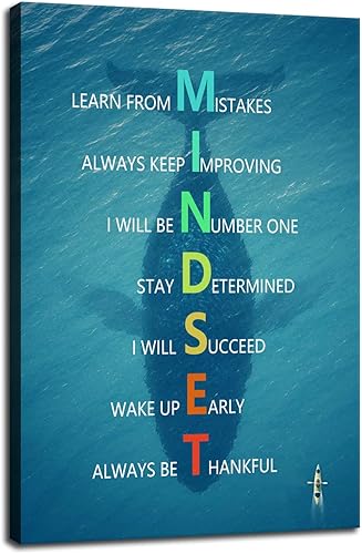 Miniatura 8 de Arte de pared en lienzo inspirado en las posibilidades de éxito, póster motivacional positivo, pintura inspiradora, impresiones, imágenes