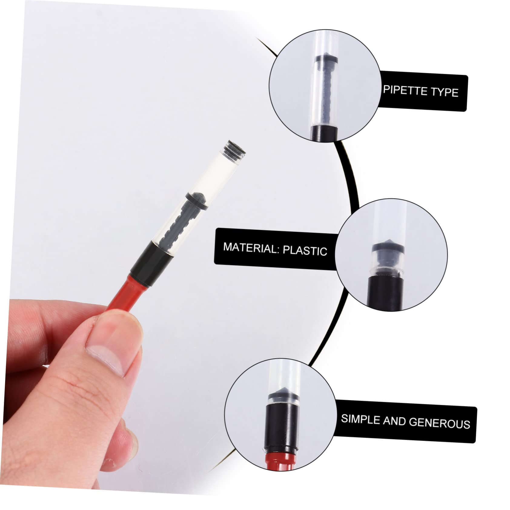 jojofuny 5 Set Assorbitore Per Stilografica Riempimento Facile E Rotazione Accessori Calligrafica Professionale Elegante 10 Pezzi*5