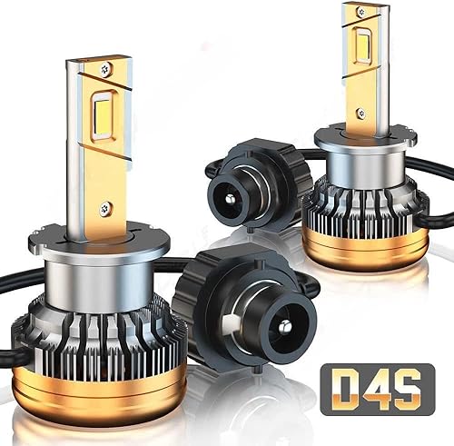Miniatura 9 de Bombillas LED D4S para faros delanteros, D4S D4R D4C, combo de bombillas de doble haz alto y bajo, 650% de brillo, 32000 lúmenes, reemplazo original