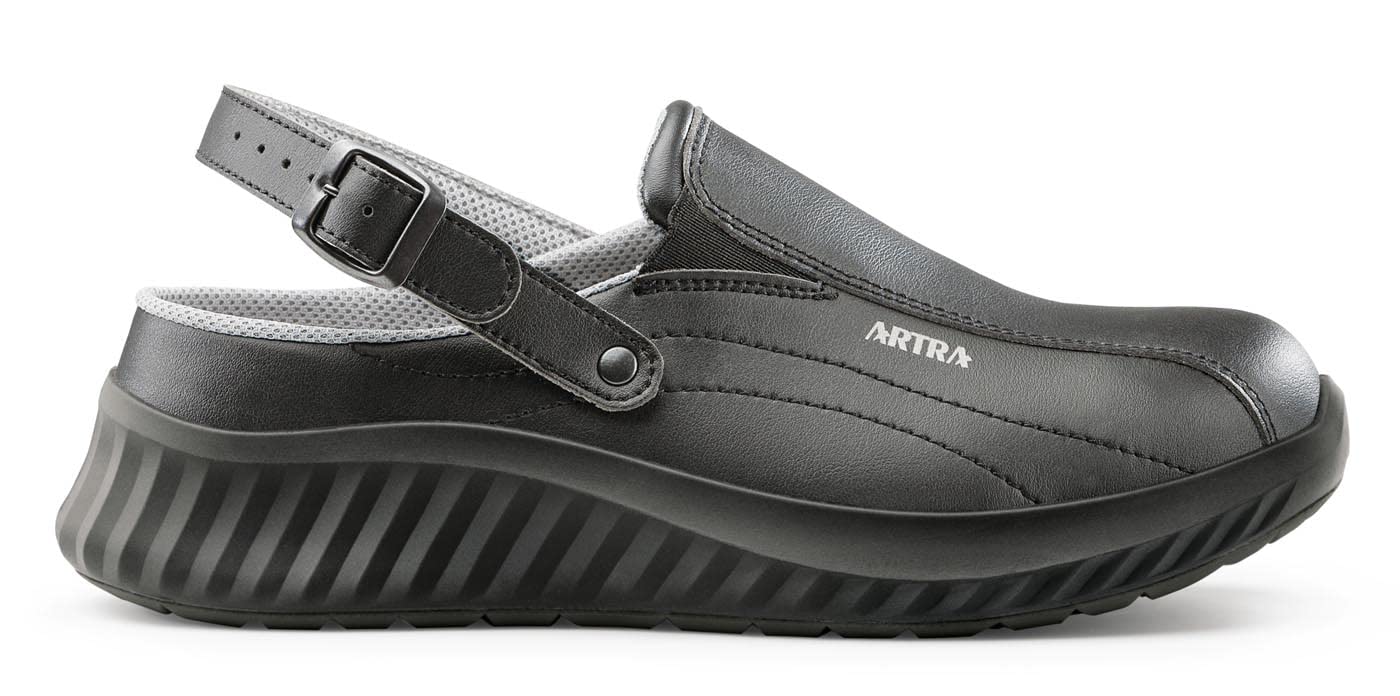 Artra Arva 6017 Arbeitsschuhe Clogs für Gastronomie, Küche, Lebensmittel, Logistik OHNE Stahlkappe