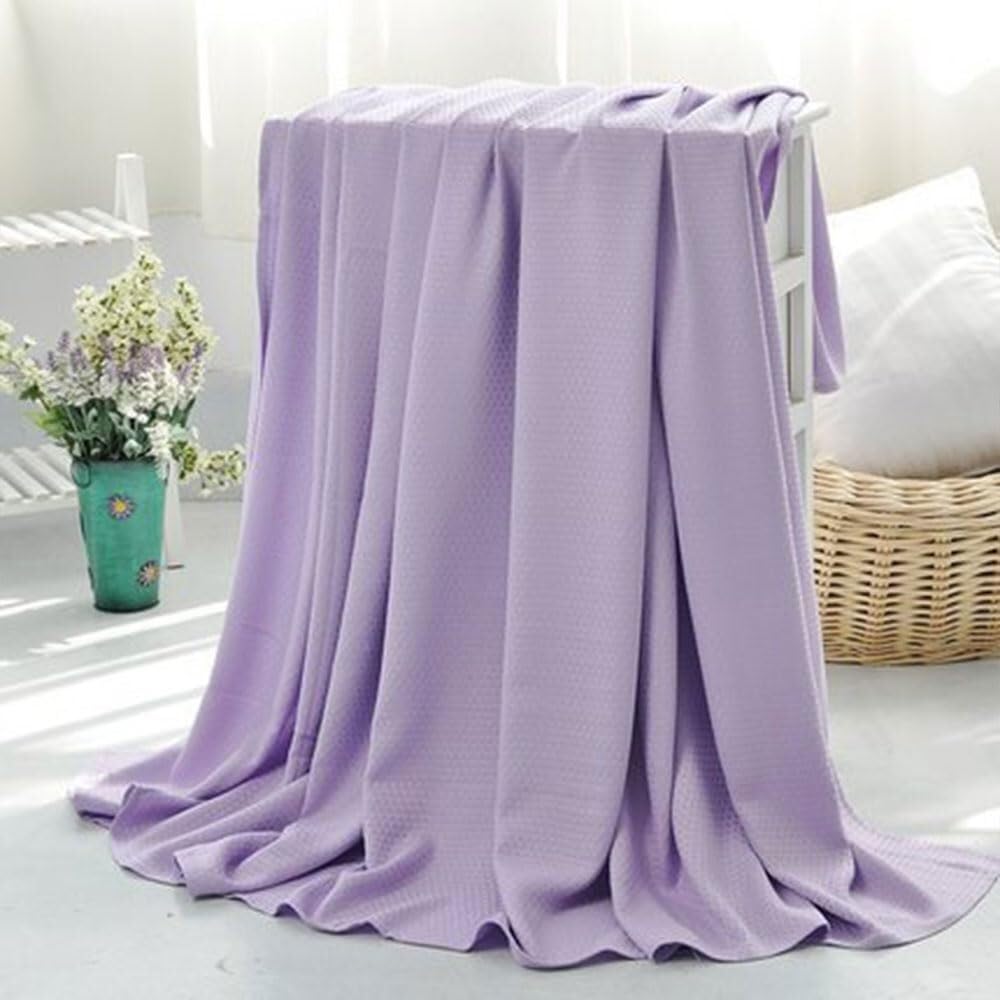 JvFbjLF Blanket – Cooling For Hot Sleepers(Light Purple,180x200cm)