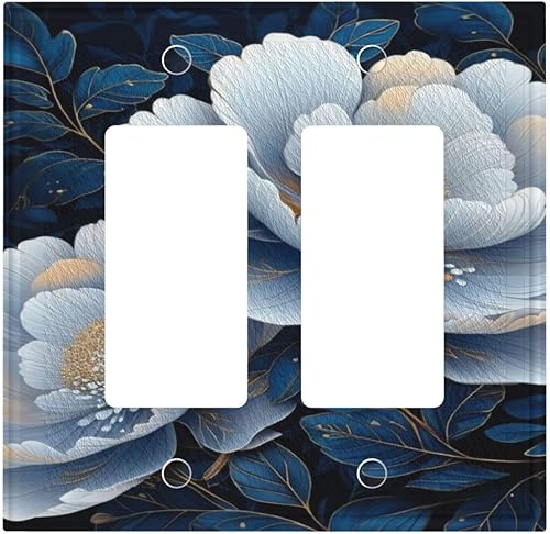 Miniatura 119 de Cubiertas Decorativas de Arte para Interruptores de Luz, Hojas de Otoño, Placa de Pared de Palanca Individual, Cubierta Decorativa de Interruptor,