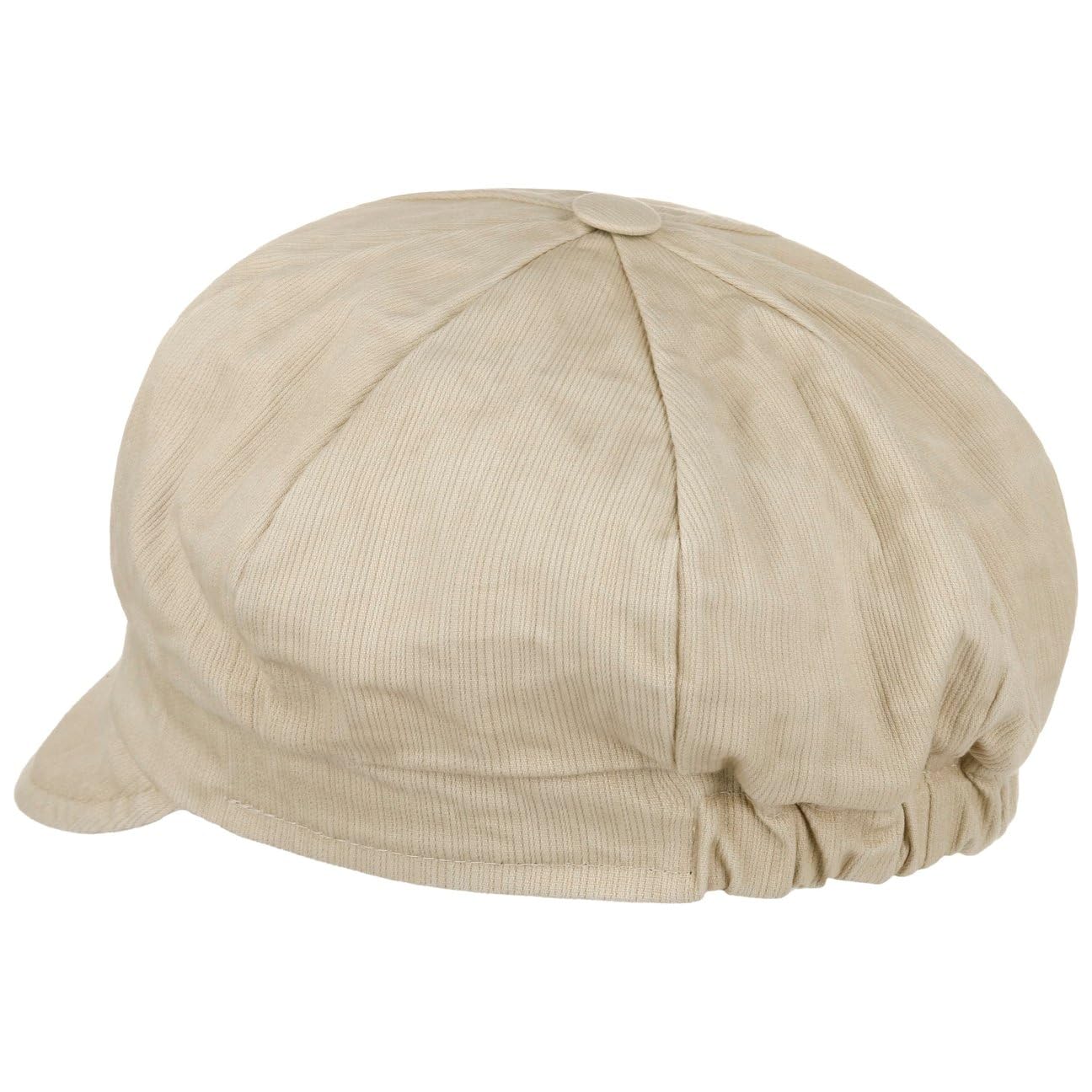 Mayser Czapka Newsboy AlexaKobiety - Made in the EU z daszkiem przeciwsloneczna bawełniana baker boy Lato wiosna-lato - One Size beżowy