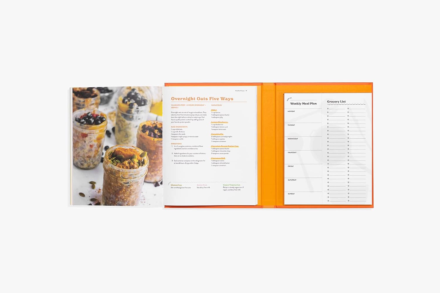 The Busy Person's Meal Planner: A Beginner's Guide to Healthy Meal Planning and Meal Prep including 50+ Recipesand a Weekly Meal Plan/Grocery List Notepad