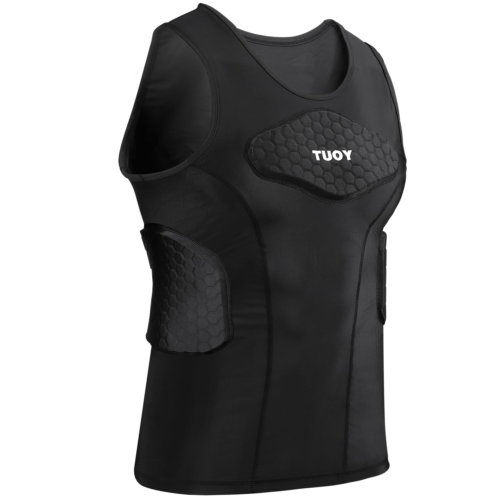 TUOY メンズ パッド　タイツ 　ガードル　プロテクター　インナー　XL 黒 TUOY メンズ パッド タイツ ガードル プロテクター インナー XL