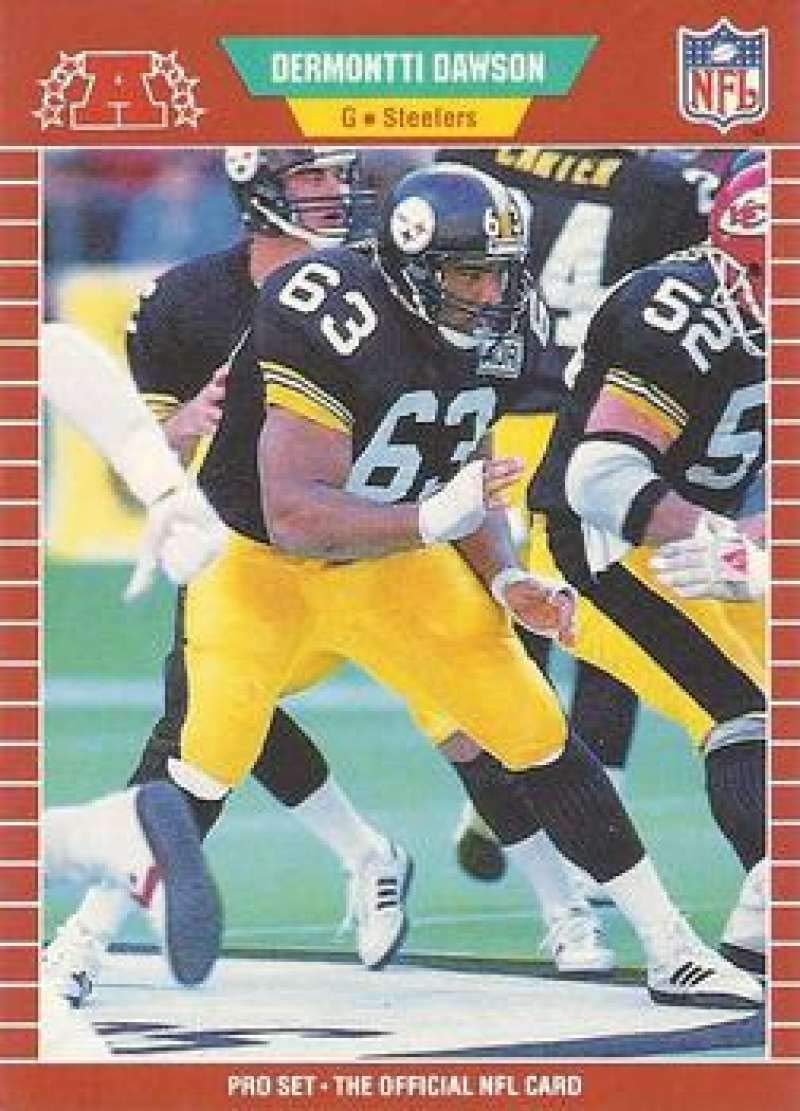 Amazon.com: 1989 Pro Set Football #344 Dermontti Dawson RC Rookie