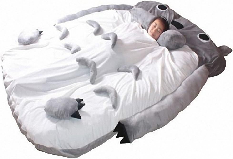 290X160CM NEW HUGE COMFORTABLE CUTE CARTOON TOTORO BED SLEEPING BAG PAD BY NFT