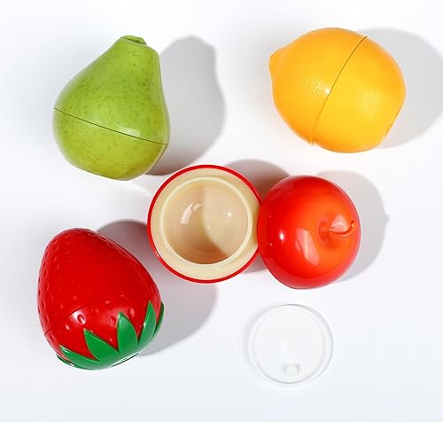 ITYSERI Tarros de crema de viaje de frutas de 30 g1.05 oz con tapas, contenedor de tamaño de viaje recargable, a prueba de fugas, estuche vacío para