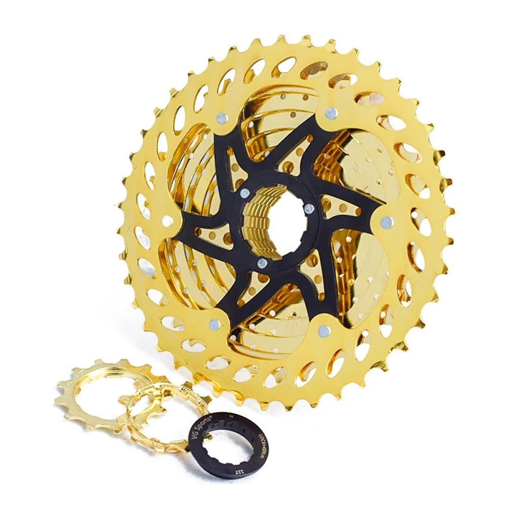 Ruota Libera Ruota libera for mountain bike 8/9/10/11 velocità Volano for bici da corsa in oro for mountain bike Volano for cassetta leggero resistente all'usura Cassette Pignoni E Ruote Libere(11S-28