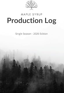 Maple Syrup Production Log: A daily log book for tracking sap collection and weather conditions