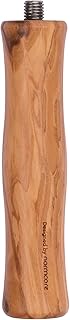 Normcore Portafilter Handle, Olive Wood M10 Thread Replacement Compatible with Espresso Bottomless or Naked Portafilters