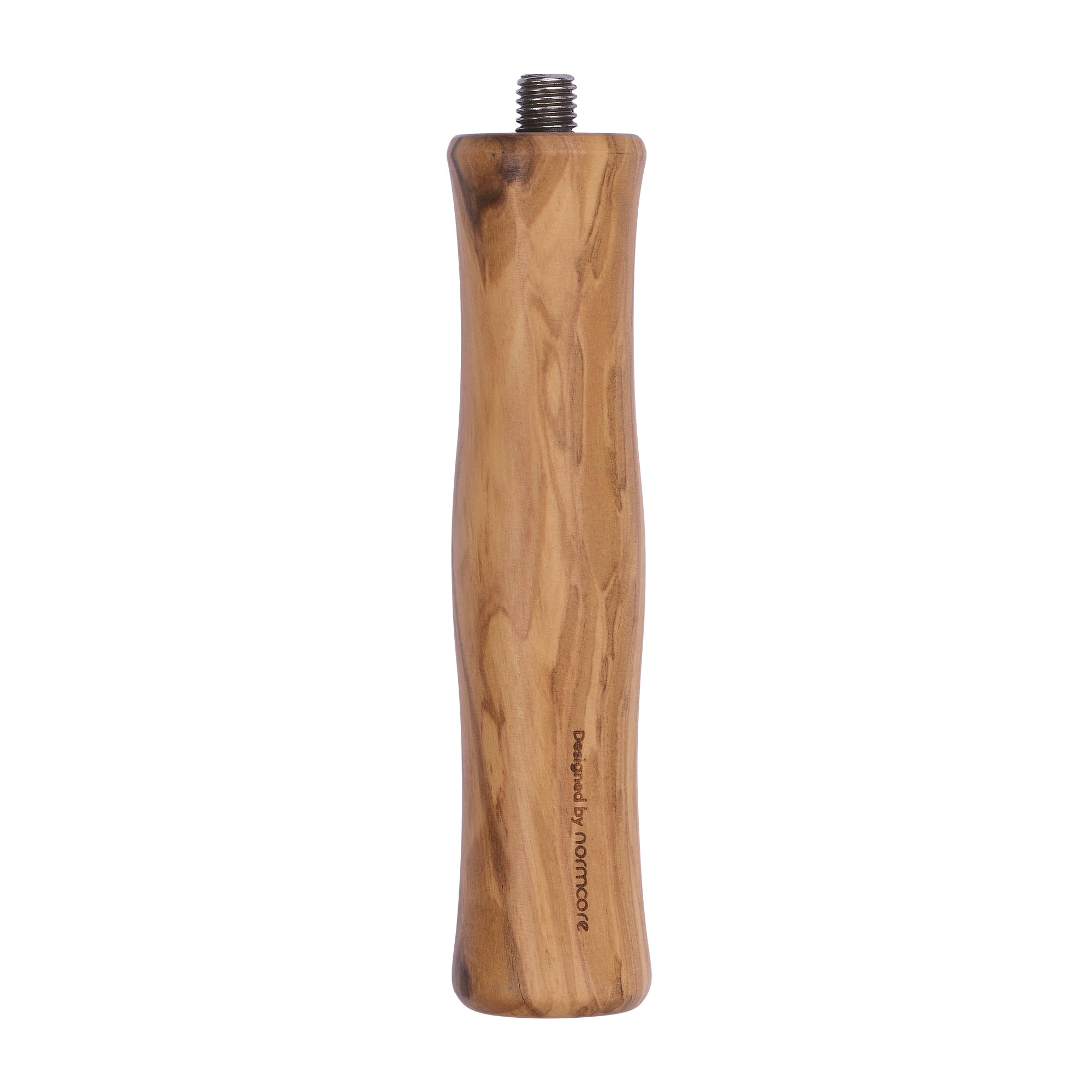 Normcore Portafilter Handle, Olive Wood M10 Thread Replacement Compatible with Espresso Bottomless or Naked Portafilters