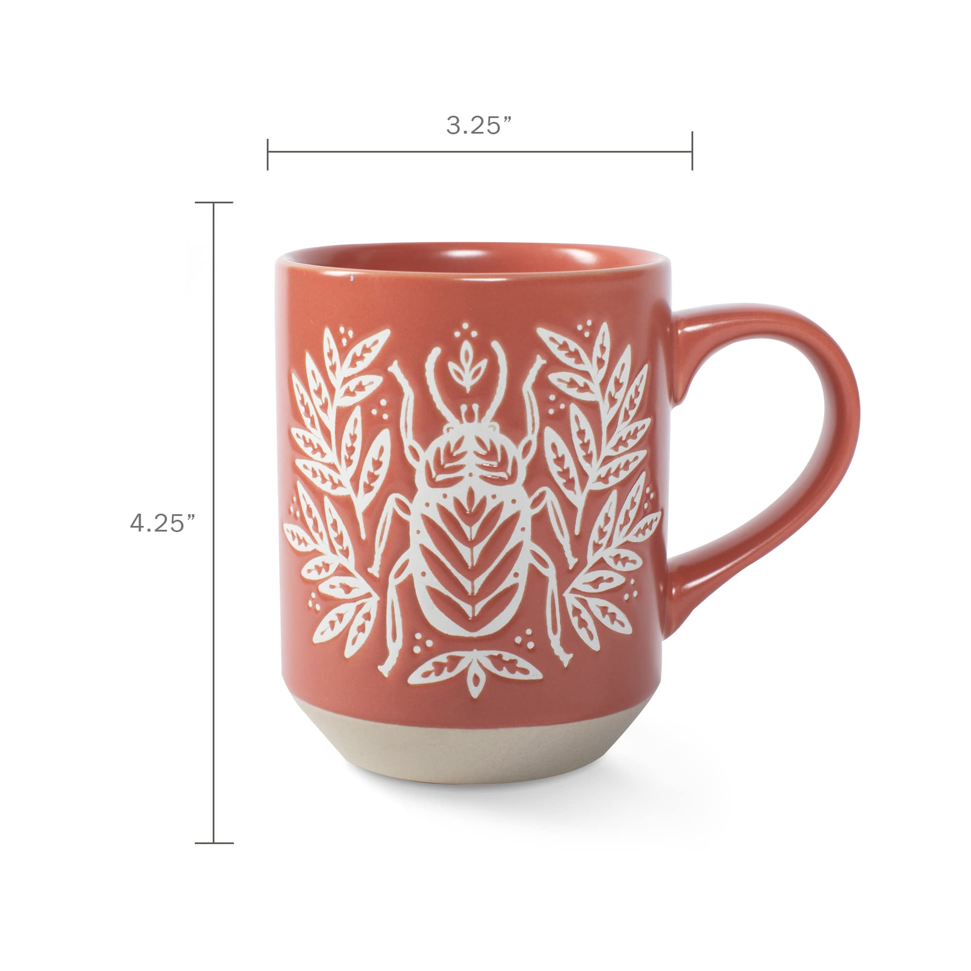 BRUNT MIFA TRINTY タンカラー Noritake Colorwave Clay 12 fl. oz. (Tan) Stoneware Mugs (Set of 4