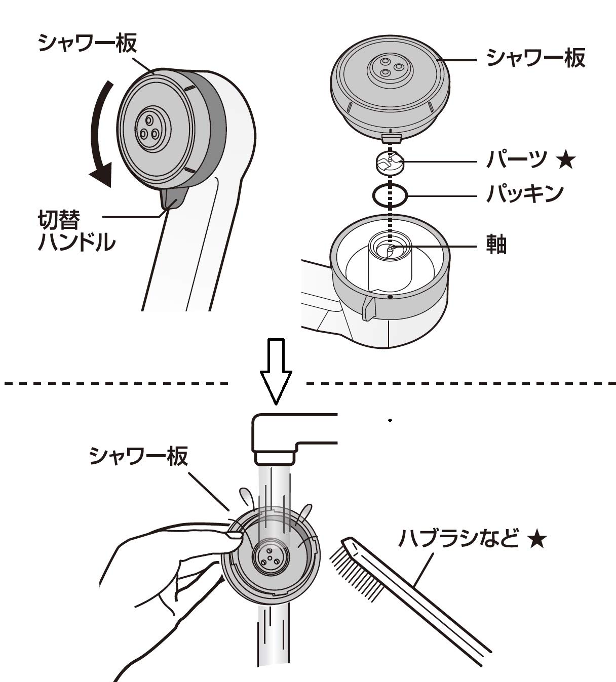 Amazon.co.jp: SANEI(サンエイ) シャワーヘッド・ホースセット