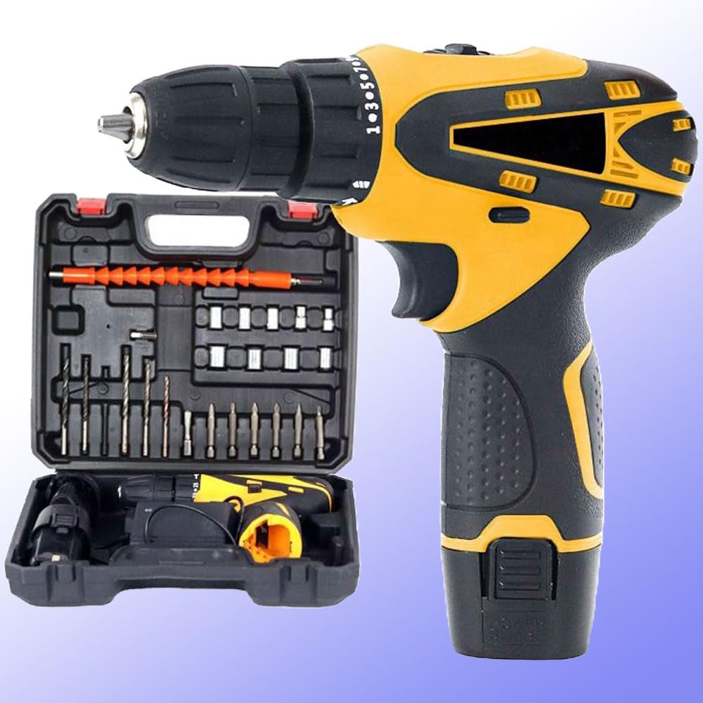 Galaxe 12V Multifunctional Mini Cordless Wireless Brush Screwdriver Wrench Battery Impact Drill (GLX12VCD9, 28pcs tool kit) (B0DCTMFJRJ) Amazon Price History, Amazon Price Tracker