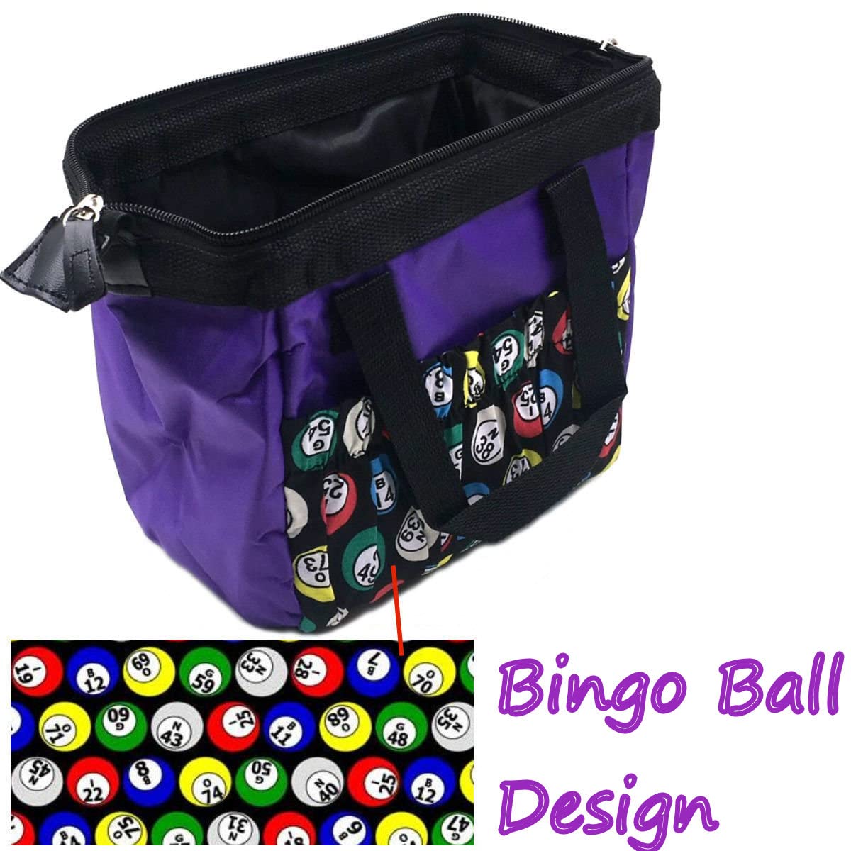 Tapp Collections Bingo Dauber 6 Pockets Tote Bag