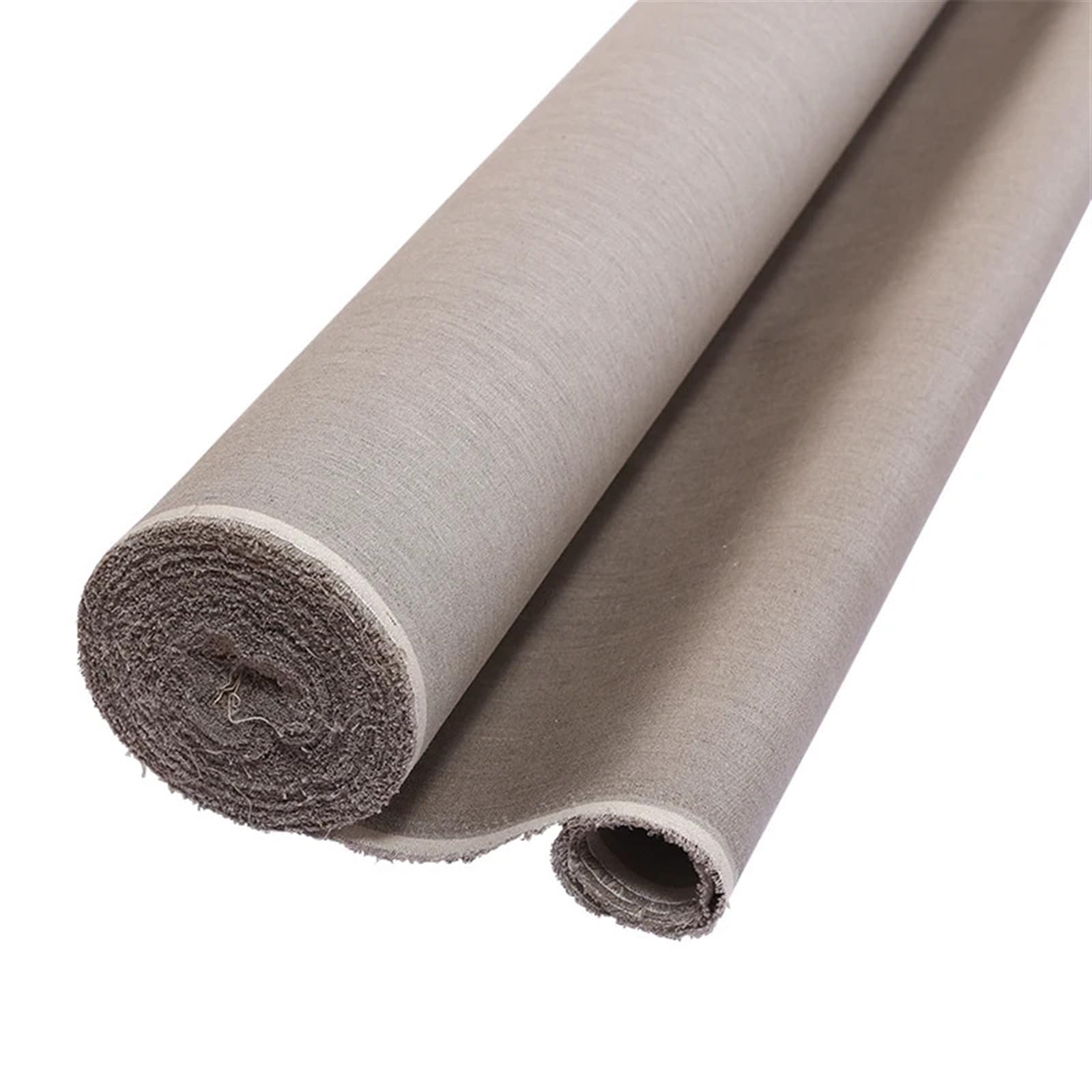 Rollo de lona mezcla lino, textura media imprimada sin ácido, 68cm ancho, 310gsm, rollos for pintar al óleo Para Proyectos De Arte(10m per pack)
