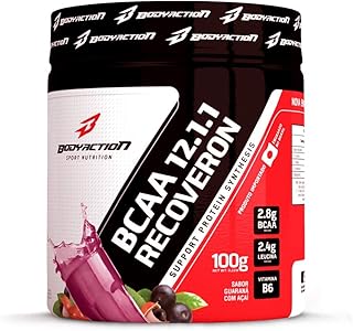 Bcaa 12.1.1 Recoveron (300G) - Sabor Morango Silvestre, Body Action