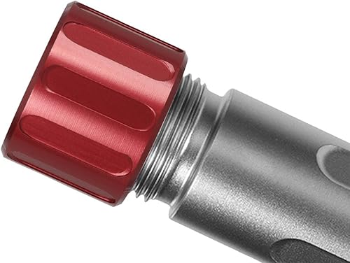 Vista 110 de NDZ Performance Protector de rosca de barril de 1/2x28 pulgadas de aluminio anodizado y acero inoxidable Cerakote o PVD con junta tórica, fabricado