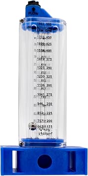 Rola-Chem 570381-V Flowmeter for 4 in. PVC Pipe, Vertical Installation, 175500 GPM, 4" PVC/Galv Pipe Accurate Flow Rate Measurement for Swimming Pools
