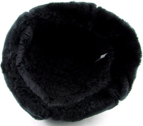 Miniatura 2 de SIBERHAT Hat Russian Soviet Army KGB * Fur Military Cossack Ushanka * Size XL Black