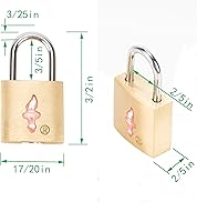 Vista 2 de Paquete de 12 cerraduras para equipaje, aprobadas por la TSA + candado de llave para maletas, equipaje de mano, mochilas y bolsas para laptop