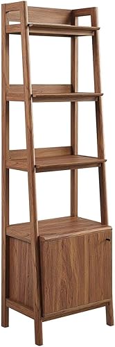 Modway Estantería de 21 pulgadas en nogal