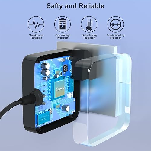 Miniatura 6 de Adaptador USB C de 65 W, cargador rápido de pared Power PD compatible con Mac Book Pro Dell Latitude Lenovo, Huawei, Matebook, HP, Spectre, Acer,