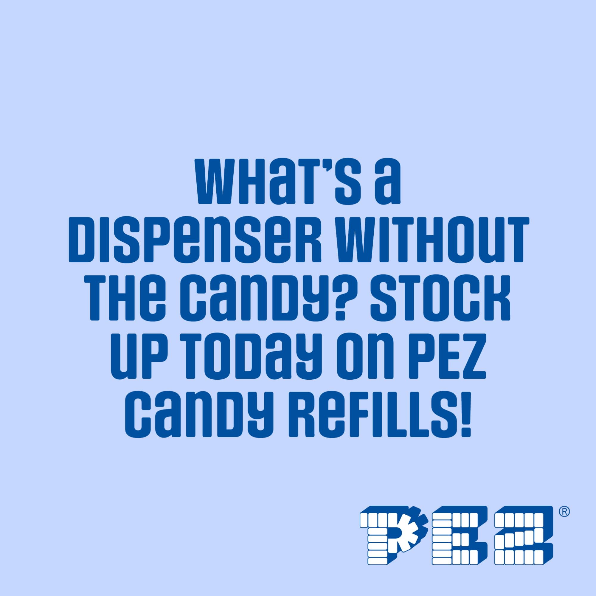 PEZ Refill Pack, Sour Flavour Mix, Retro Vegetarian Gift Sweets, 6 x 17 g (Pack of 18), White - Image 3