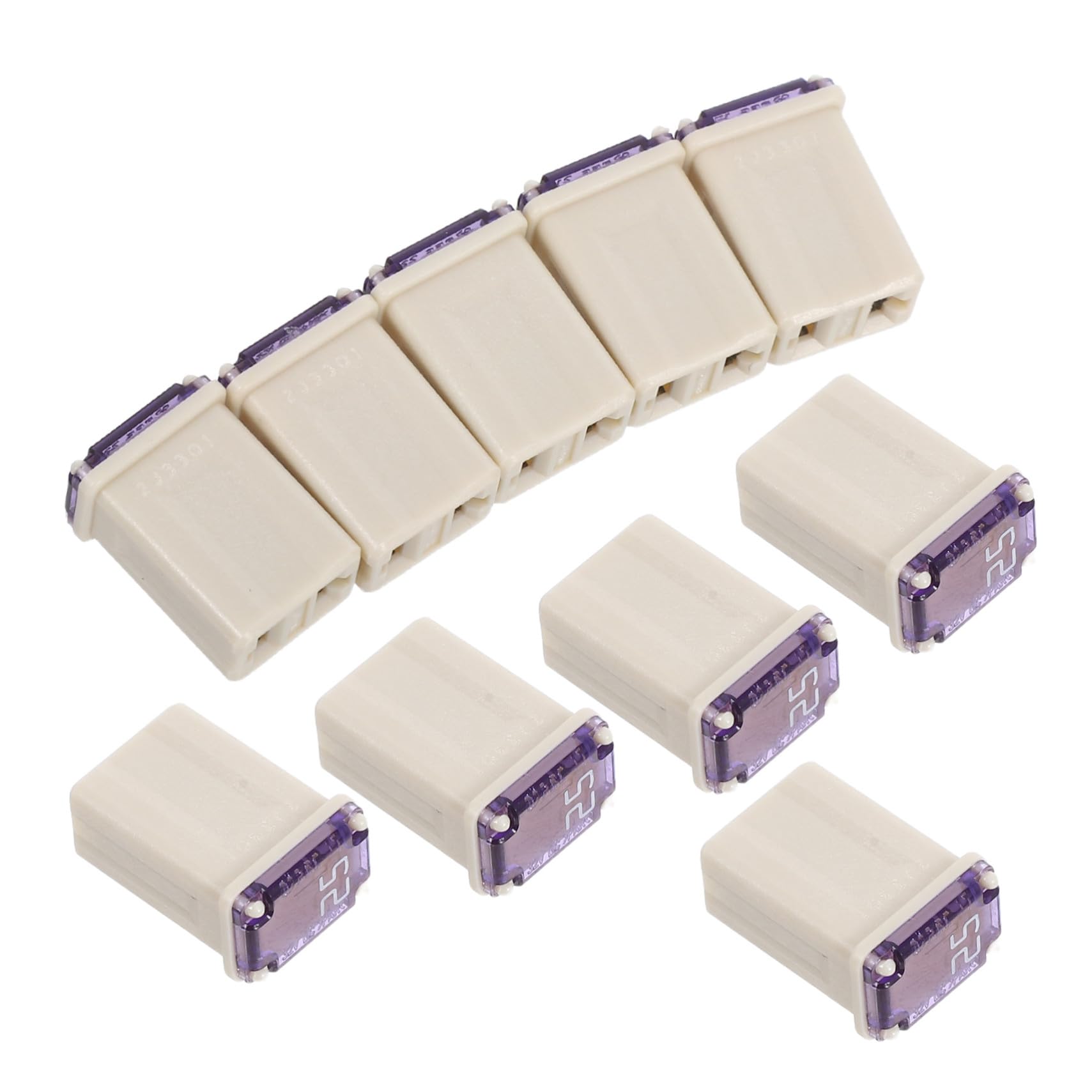 Fusibles cuadrados micro automotrices TOPBATHY para protección de circuitos de coche 8