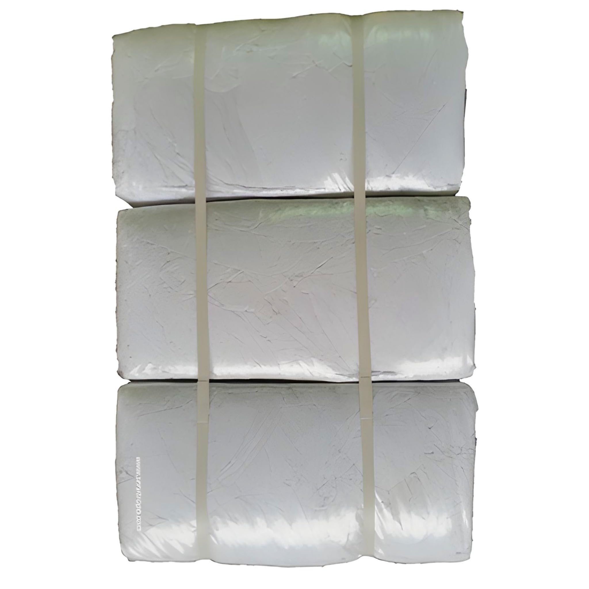 Bricoloco Trapo 100% algodón de Color Blanco en Tejido de sábana para Cocina, secar Coche, talleres, Industrias. Paños con Capacidad de absorción y Limpieza Extra (10, Kilogramos)